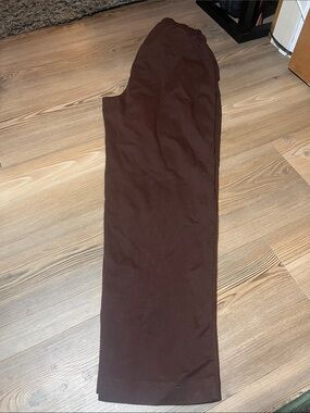 Women’s Brown Elastic Waist Pants